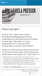 Mobile Screenshot of hallahelapressen.wordpress.com