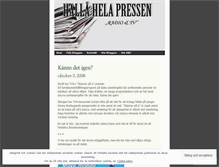 Tablet Screenshot of hallahelapressen.wordpress.com