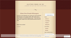 Desktop Screenshot of glutenfreenc.wordpress.com