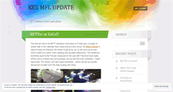 Desktop Screenshot of kesmfl.wordpress.com