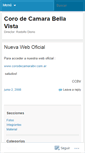 Mobile Screenshot of corodecamarabellavista.wordpress.com