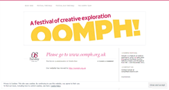 Desktop Screenshot of oomphfestival.wordpress.com