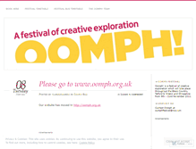 Tablet Screenshot of oomphfestival.wordpress.com