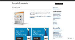 Desktop Screenshot of biografiaempresarial.wordpress.com