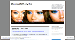 Desktop Screenshot of blushingyal.wordpress.com