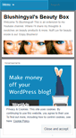 Mobile Screenshot of blushingyal.wordpress.com