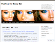 Tablet Screenshot of blushingyal.wordpress.com