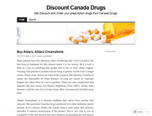 Tablet Screenshot of discountcanadadrugs.wordpress.com