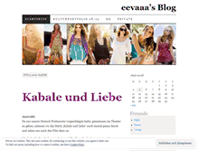 Tablet Screenshot of eevaaa.wordpress.com