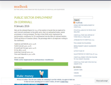 Tablet Screenshot of mudhook.wordpress.com