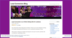 Desktop Screenshot of lezzconnection.wordpress.com