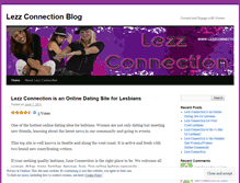 Tablet Screenshot of lezzconnection.wordpress.com