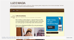 Desktop Screenshot of luzemagia.wordpress.com