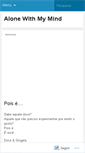 Mobile Screenshot of alonewithmymind.wordpress.com