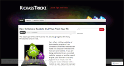 Desktop Screenshot of kickasstrickz.wordpress.com