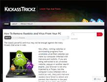 Tablet Screenshot of kickasstrickz.wordpress.com