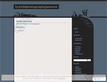 Tablet Screenshot of hcs10dphotographyjasmine.wordpress.com