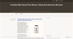 Desktop Screenshot of blogconfidentmanebook.wordpress.com
