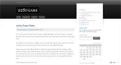 Desktop Screenshot of 22sugars.wordpress.com
