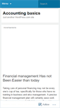 Mobile Screenshot of accountingbasics4all.wordpress.com
