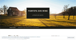 Desktop Screenshot of forfotadinmine.wordpress.com