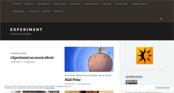 Desktop Screenshot of exxxperiment.wordpress.com