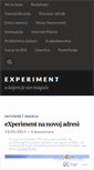 Mobile Screenshot of exxxperiment.wordpress.com