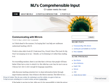Tablet Screenshot of mjtprs.wordpress.com