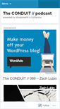 Mobile Screenshot of conduitpodcast.wordpress.com
