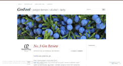 Desktop Screenshot of ginfool.wordpress.com