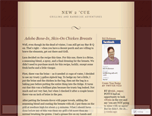 Tablet Screenshot of new2cue.wordpress.com