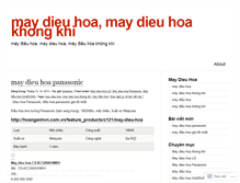 Tablet Screenshot of maydieuhoakhongkhi.wordpress.com