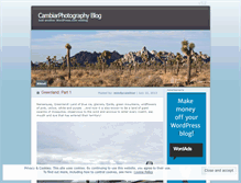 Tablet Screenshot of mindycambiar.wordpress.com