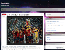 Tablet Screenshot of iblogsport.wordpress.com