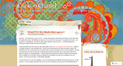 Desktop Screenshot of cuckoochanel.wordpress.com