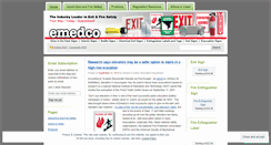 Desktop Screenshot of exitandfiresafety.wordpress.com
