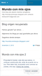 Mobile Screenshot of mundoconmisojos.wordpress.com