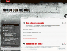 Tablet Screenshot of mundoconmisojos.wordpress.com