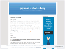 Tablet Screenshot of ippimail.wordpress.com