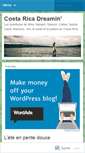 Mobile Screenshot of costaricadreamin.wordpress.com
