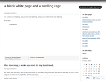 Tablet Screenshot of blankwhitepage.wordpress.com