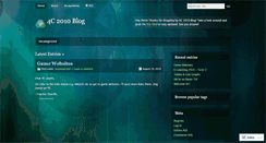 Desktop Screenshot of 4c2010.wordpress.com