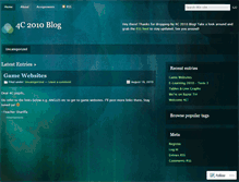 Tablet Screenshot of 4c2010.wordpress.com
