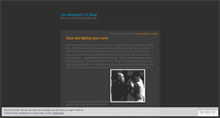 Desktop Screenshot of joeabrahamonline.wordpress.com
