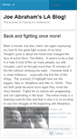 Mobile Screenshot of joeabrahamonline.wordpress.com