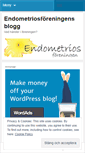 Mobile Screenshot of endometriosforeningen.wordpress.com