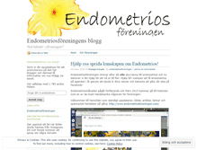 Tablet Screenshot of endometriosforeningen.wordpress.com