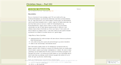 Desktop Screenshot of hoyechristian.wordpress.com