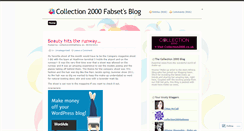 Desktop Screenshot of collection2000fabset.wordpress.com