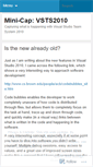 Mobile Screenshot of minicapvsts2010.wordpress.com